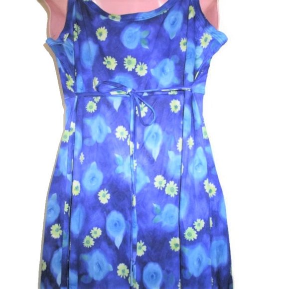 1990s vintage grunge floral maxi slip dress small - Picture 4 of 4